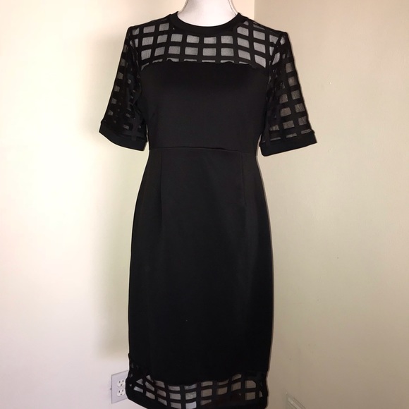 ASOS Dresses & Skirts - ⬇️💟📂ASOS S/S Blk square seethru slv, neck&hem 8